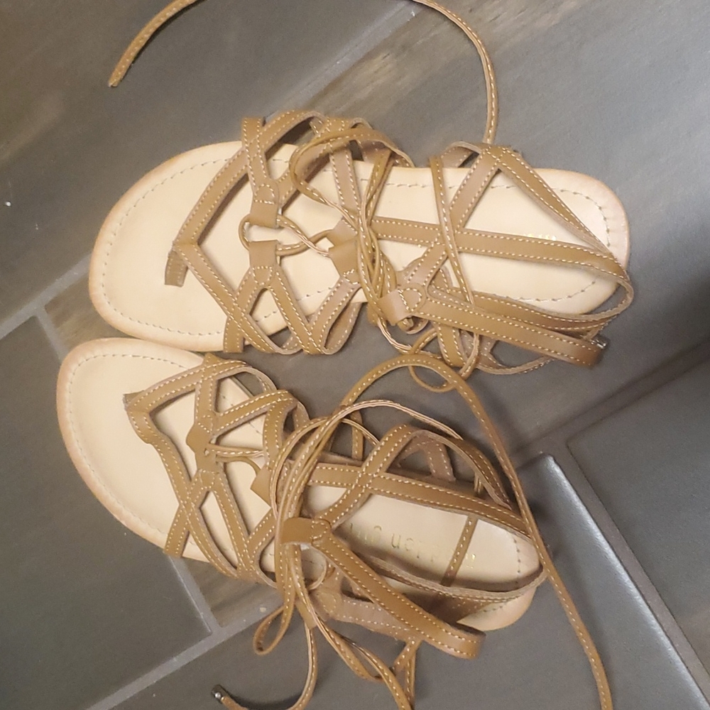 Lace up madden girl sandals